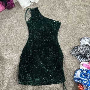 Green Sequin Dress
